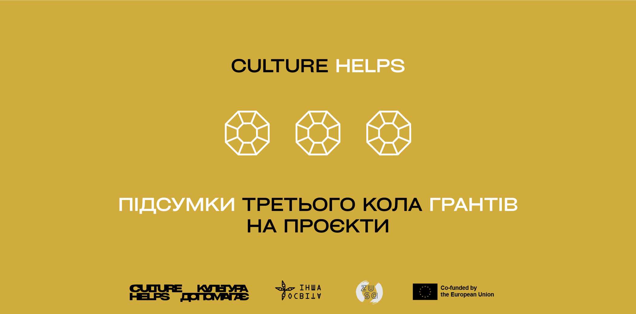 «Culture Helps / Культура допомагає»: підсумки третього кола грантів на проєкти